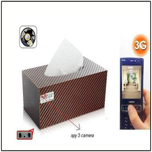 spy 3g tissue paper car camera